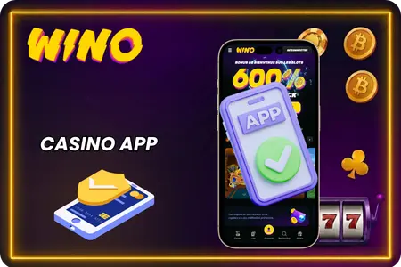 Wino Casino App Screenshot